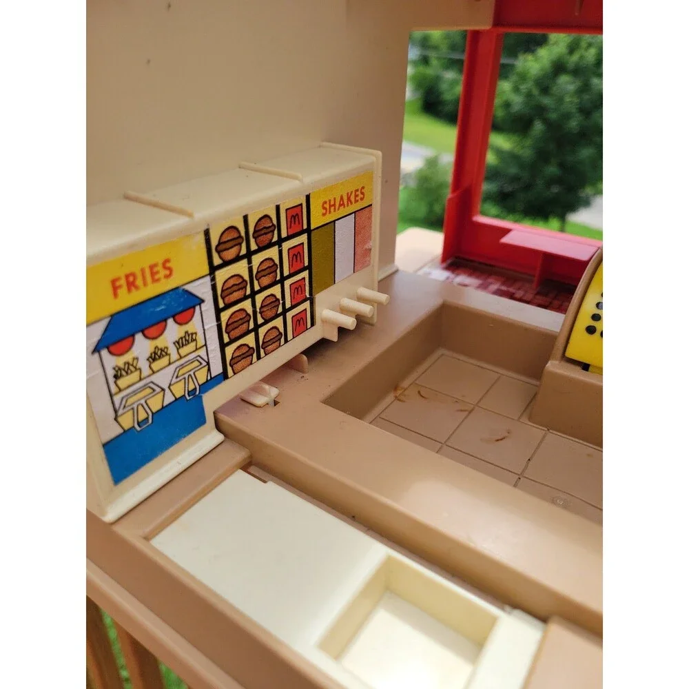 McDonald's Vintage 1974 Playskool Familiar Places Play Set - Restaurant ONLY